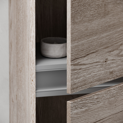 Шкаф-пенал Sancos Urban PUR35EG 40х160 подвесной цвет коричневый - фото 5